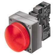 Botão Frontal 3SB3604-6BA20 Vermelho Sinaleiro Metálico BA9S – Siemens