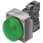 Botão Frontal Led 110VAC 3SB3648-6BA40 Metálico Verde – Siemens