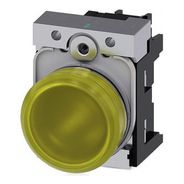 Botão Sinaleiro 3SB3604-6BA30 Metálico Soquete BA9S Amarelo – Siemens