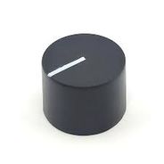 Knob Estriado Para Chave Potenciômetro KP-03 Com Parafuso Cod. 399010 - Proesi Componentes