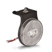 LANTERNA LATERAL LED ACRILICA CRISTAL COM HASTE E CABOS BIVOLT- PRADOLUX  05841962