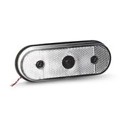 LANTERNA REFLETIVA TIPO FACHINI LED COM BASE RETA CRISTAL- PRADOLUX  06080042