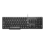 Teclado Básico Slim Preto Ps2 Resist. a Água - TC225OUT [Reembalado]