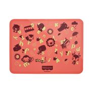 Lugar Americano de Silicone Estampado Yummy! Coral Fisher-Price - BB1196