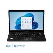 Notebook Legacy Book, com Windows 11 Home, Intel Celeron 4GB 64GB 14,1 Pol. HD, Preto + Microsoft 365 Personal 1TB na Nuvem - PC270OUT - [Reembalado]