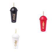 Conjunto de 3 copos Shake Coca-Cola - original