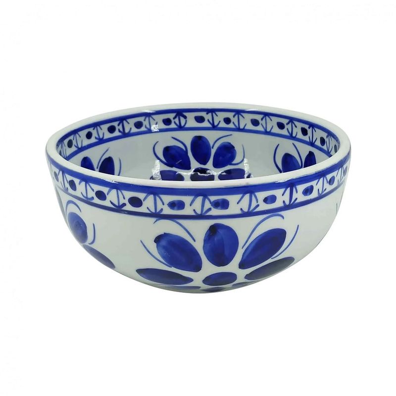 Jogo de Tigelas em Porcelana Azul Floral 4 peças, Compre Online