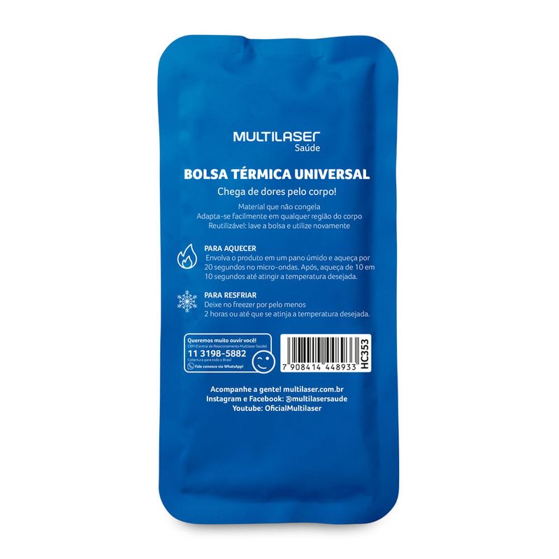 Bolsa Térmica de Gel Multilaser Saúde com menor preço