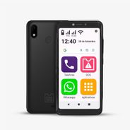 Smartphone Obasmart Conecta Preto Obabox - OB023OUT - [Reembalado]