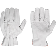 Luva Proteção De Vaqueta Modelo Petroleira Punho 7Cm Tam.G CA 31624 - Safex