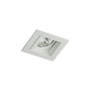 Luminária De Embutir P/ Lâmpada Led Dicróica Foco Recuado Br Fosco C/Fundo Br Ref.RE1123 - Revoluz