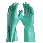 Luva Proteção De Borracha Nitrílica S/Forro Nitrasolv Verde DA 36.200 Verde – Danny
